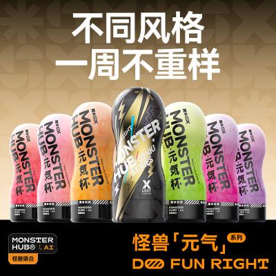 怪兽集合元気系列真空吮吸手动飞机杯 